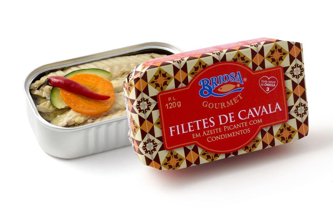 Skumbrių filė aštriame alyvuogių aliejuje Briosa GOURMET